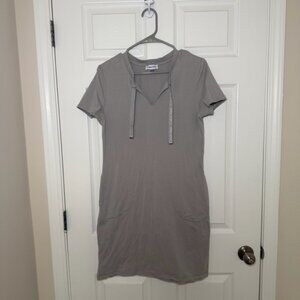 Calvin Klein Light Gray Athleisure Short Sleeve Golf Dress